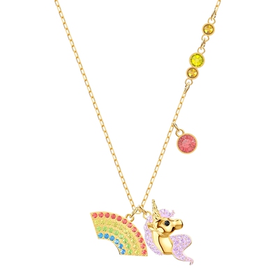 施华洛世奇独角兽项链女