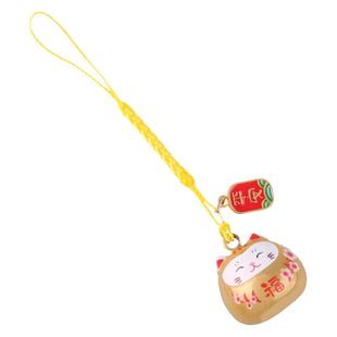 招财猫水音铃挂件迷你猫咪铃铛装饰品手机书包钥匙扣diy吊坠配件