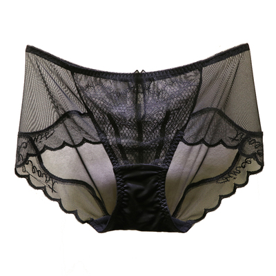 訫心绣花性感蕾丝无痕包臀女内裤