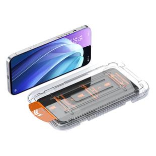 适用于OPPOReno7钢化膜无尘仓全屏高清Reno7Pro防摔爆手机膜Reno7se防指纹除尘贴膜神器OPPO抗蓝光玻璃保护膜