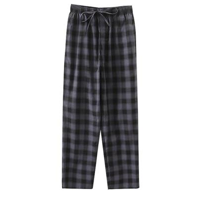 猫人纯棉男士加厚款长睡裤秋冬款