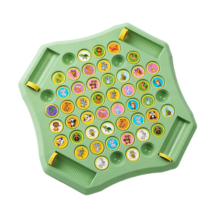 儿童翻翻棋消消乐二人对战益智玩具练注意力对对碰思维亲子游戏