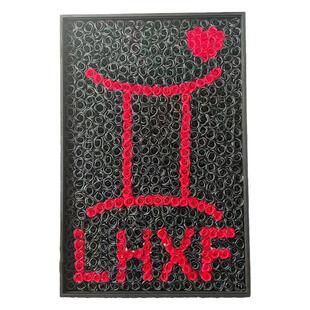 高端永生花装饰天蝎座礼物花墙网红墙背景墙十二星座生日礼物创意