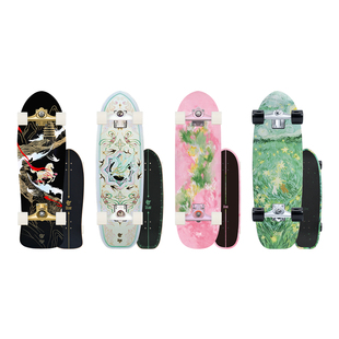 星板陆冲板儿童滑板成人男女生初学者刷街训练陆地冲浪板专业板