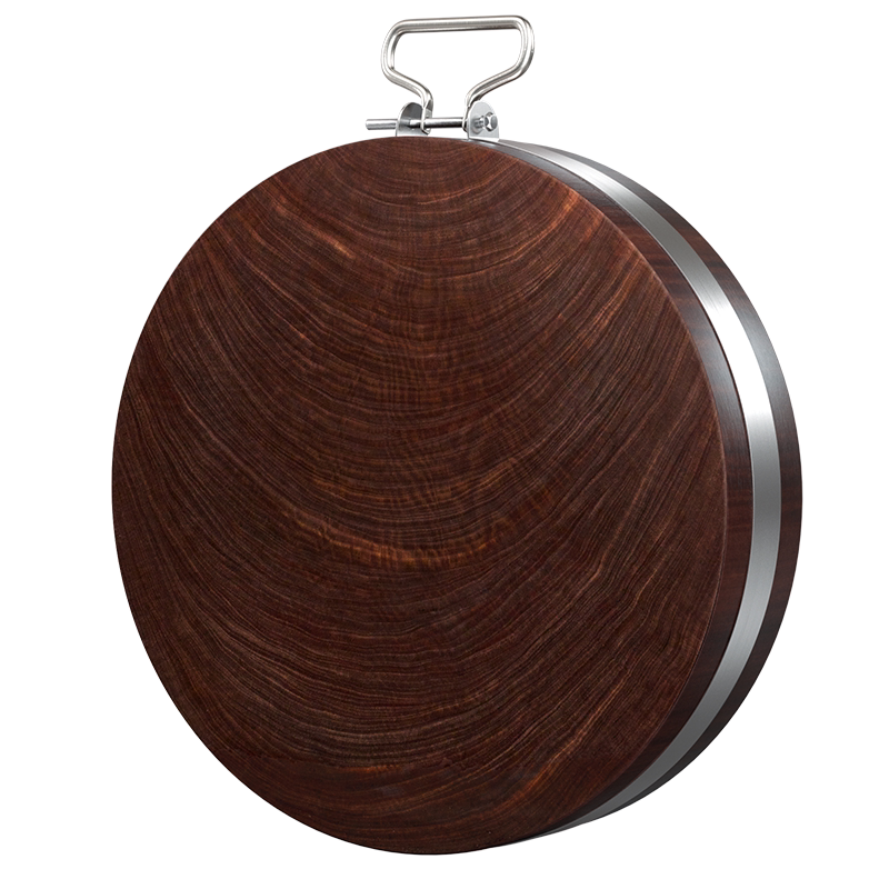 泰老圆形整木砧板耐砍耐剁