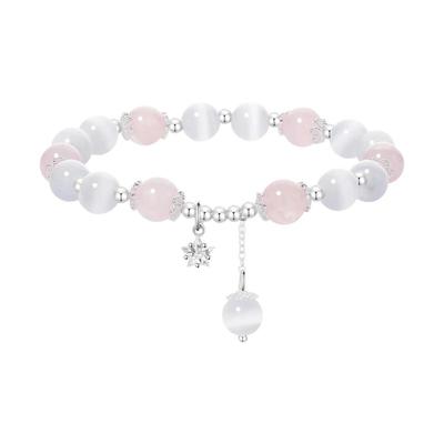 【纯银|假一罚十】星河水晶手串