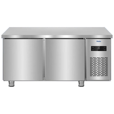 商用冷藏冷冻转换两用操作台海尔冰柜厨房1.8直冷酒店大容量冰箱