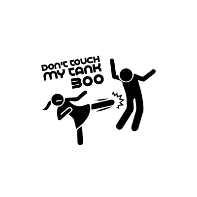 少女风贴纸车贴坦克300后窗贴纸