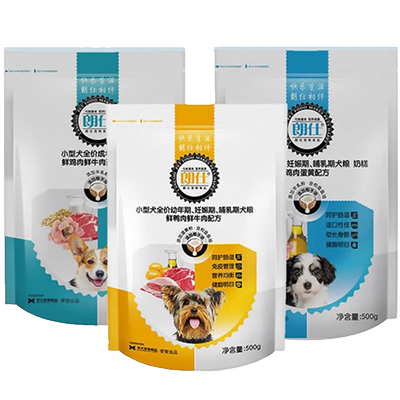 朗仕狗粮500gX5袋奶糕幼犬成犬雪纳瑞贵宾比熊通用型犬