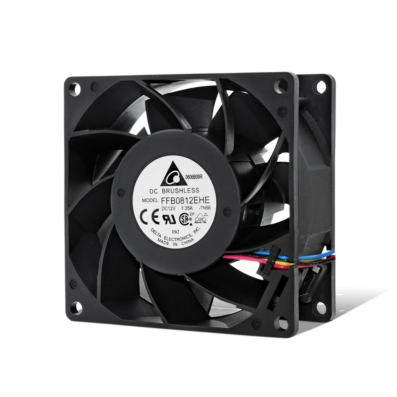 台达8038双滚珠PWM调速风扇12V