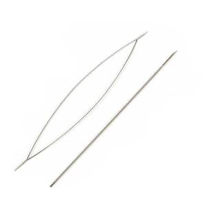 串珠器手工穿线针 DIY大眼针开口针特细手项链佛珠专用针串线引线