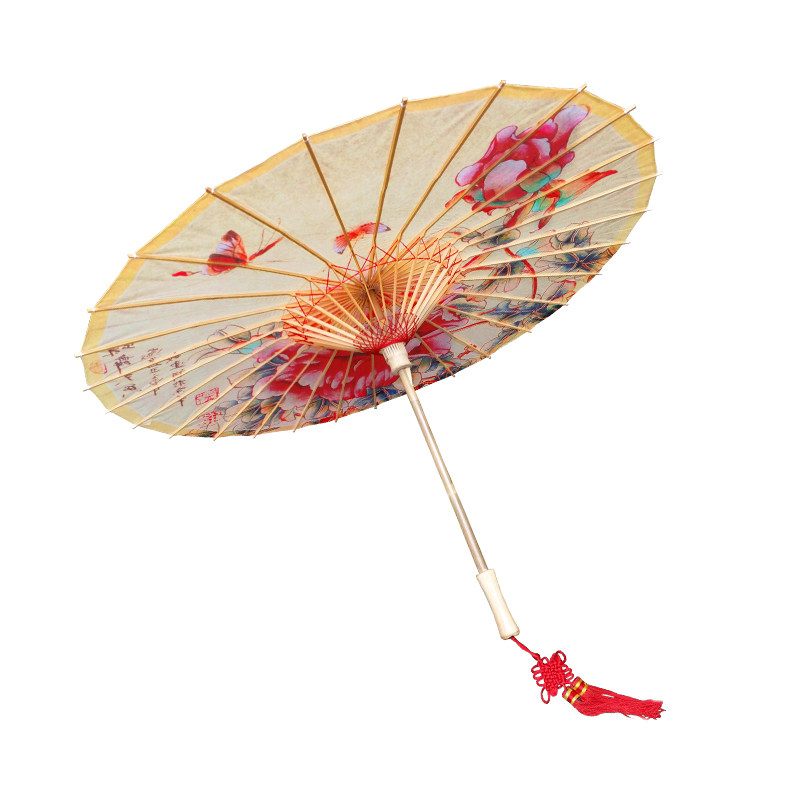 古风油纸伞中式仕女山水中国风竹工艺伞