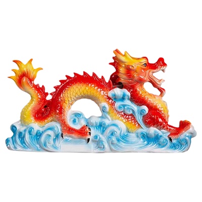 景德镇陶瓷空酒瓶1/5斤装十二生肖龙腾四海家用密封酒壶摆件送礼