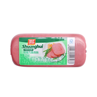 双汇特嫩方腿火腿香肠250g