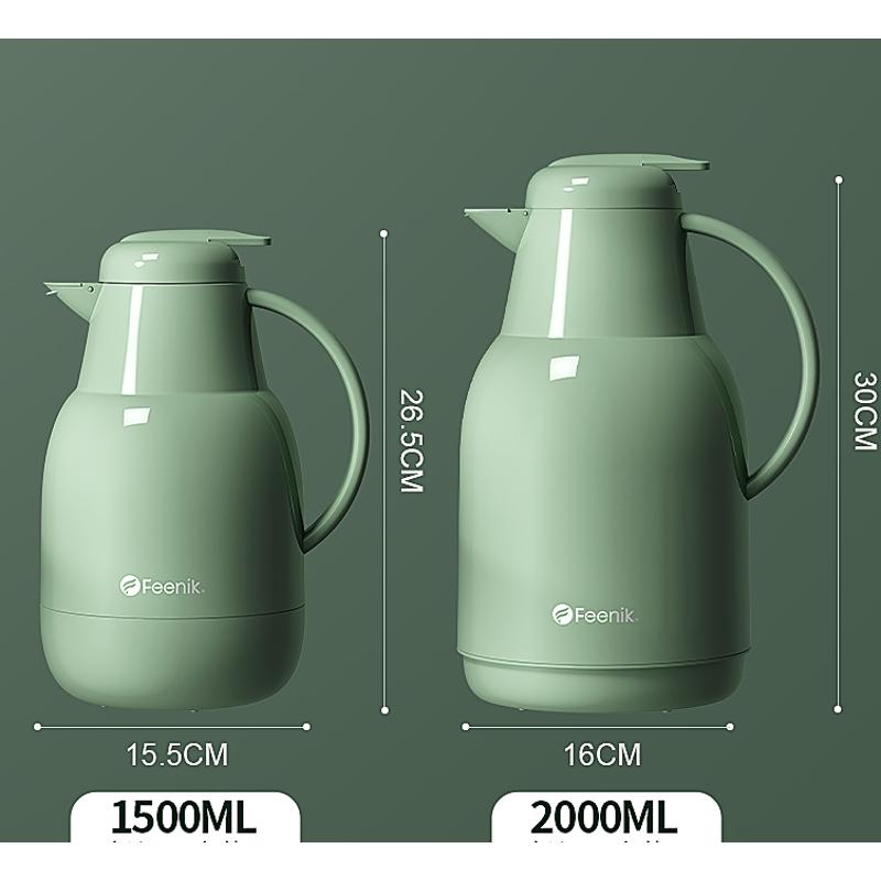 F8015瓶胆保温壶配件玻璃胆F8020保温壶胆1.5升2升