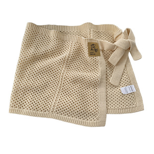 韩系高级感镂空针织屁帘裤子叠穿女春夏薄款百搭半身裙子2026新款