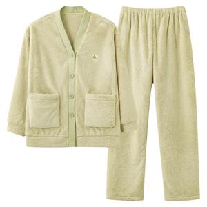 帕兰朵睡衣女珊瑚绒冬季加绒加厚2023新款法兰绒冬休闲大码家居服