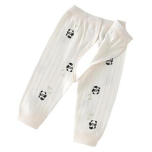 新生儿裤子婴儿长裤纯棉a类秋裤初生小月龄宝宝裤春秋季开裆无骨