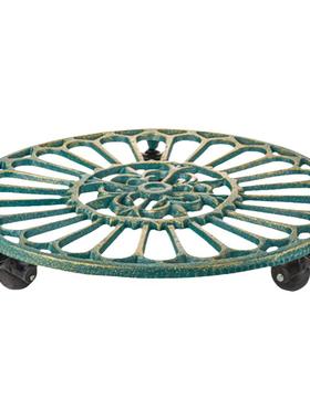 sungmor铸铁移动花盆托大号