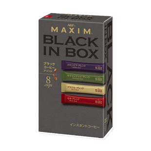 日本进口agf马克西姆Maxim混合四合一速溶冰黑咖啡粉冻干美式条装