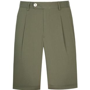 【日本进口泡泡纱短裤】东博利尼夏季男士轻薄时尚休闲直筒短裤潮