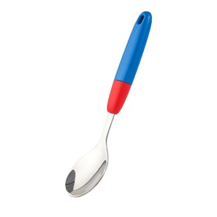 日康儿童勺子婴儿不锈钢吃饭勺辅食喂饭一岁宝宝学吃训练饭勺餐具