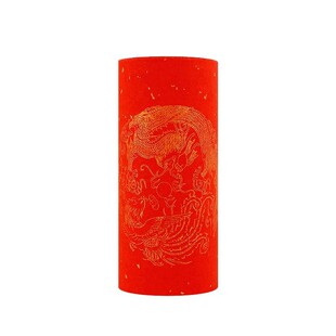 2026年万年红对联专用纸宣纸长卷空白加厚马年自写春联纸洒金红纸