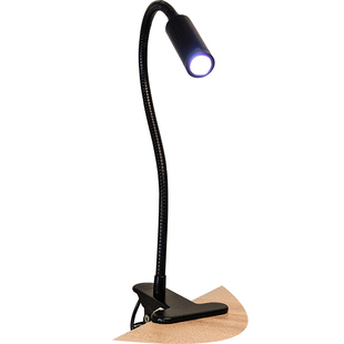 usb床头阅读灯夜读看书护眼led小夹灯宿舍聚光台灯夹子式射灯插电