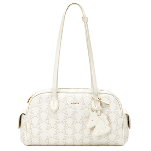 NU纽芝兰双影飞马保龄球包2026新款单肩腋下包通勤波士顿法棍包