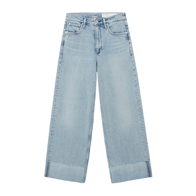 ITrag&bone阔腿牛仔长裤