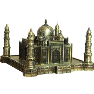 世界知名地标建筑印度泰姬陵模型金属工艺品摆件印度旅游纪念品