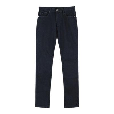 阿玛尼男士修身牛仔裤小鹰标