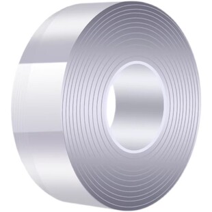 贴春联对联双面胶高粘度透明加厚纳米胶场景布置窗花粘贴专用胶带墙面地板地垫门对拼接布基胶带神器