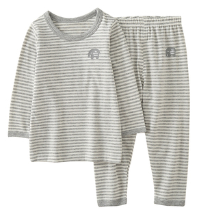 儿童春秋季长袖长裤套装男童纯棉家居服睡衣宝宝内穿薄款秋衣秋裤