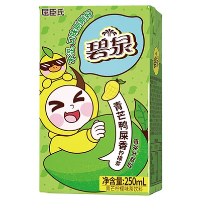 碧泉青芒鸭屎香柠檬茶250mL*12