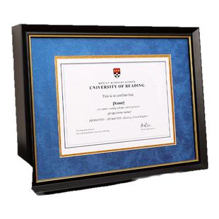 荣誉证书a4实木展示框奖状授权书镜框专利证奖状框证照相框A3裱框