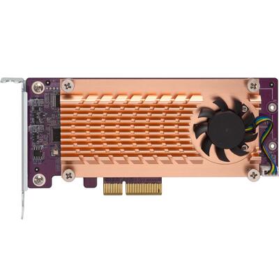 QNAP威联通NAS配件 QM2-2S-220A M.2 SATA SSD扩充卡部分机型适用
