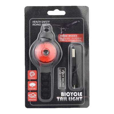 山地自行车后尾灯夜行爆闪警示灯