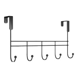 门后免打孔挂钩挂衣架浴室整理收纳衣服挂架铁艺加粗壁挂衣帽钩