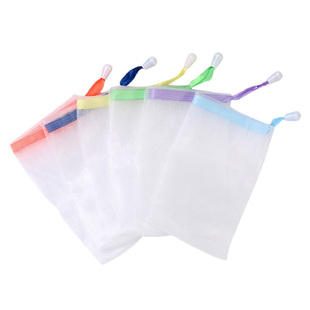 可挂式起泡网装肥皂盒发泡网袋 洗面奶打泡网 洗脸洁面搓澡香皂袋