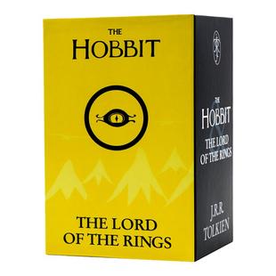 指环王英文版 The Hobbit and the Lord of the Rings 霍比特人魔戒4册英文原版小说 经典影视原著托尔金史诗奇幻文学小说书籍