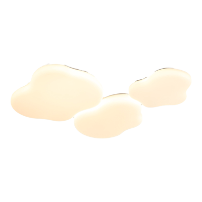 索燕奶油风客厅灯简约护眼全光谱