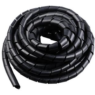 阻燃电线缠绕管包线管绕线管PE螺旋塑料缠绕带黑色白色4mm-30mm