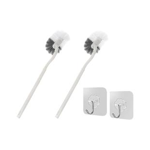 弯头马桶刷无死角日式厕所刷子洁厕刷清洁刷家用卫生间蹲便池软刷