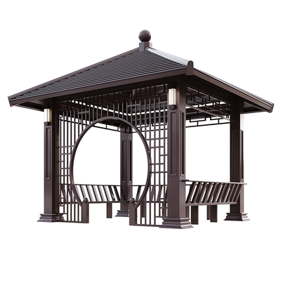 粤领铝合金凉亭庭院户外别墅院子