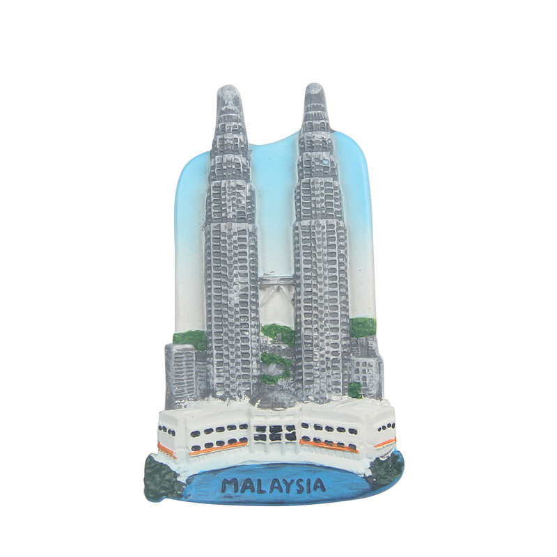 世界各地城市地标立体树脂冰箱贴