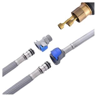 伸缩抽拉式水龙头软管配件面盆厨房喷头水管可插拔连接管抽拉管