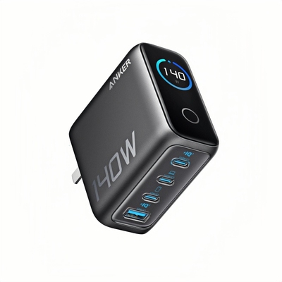 安克140W手机快充充电器智显插头