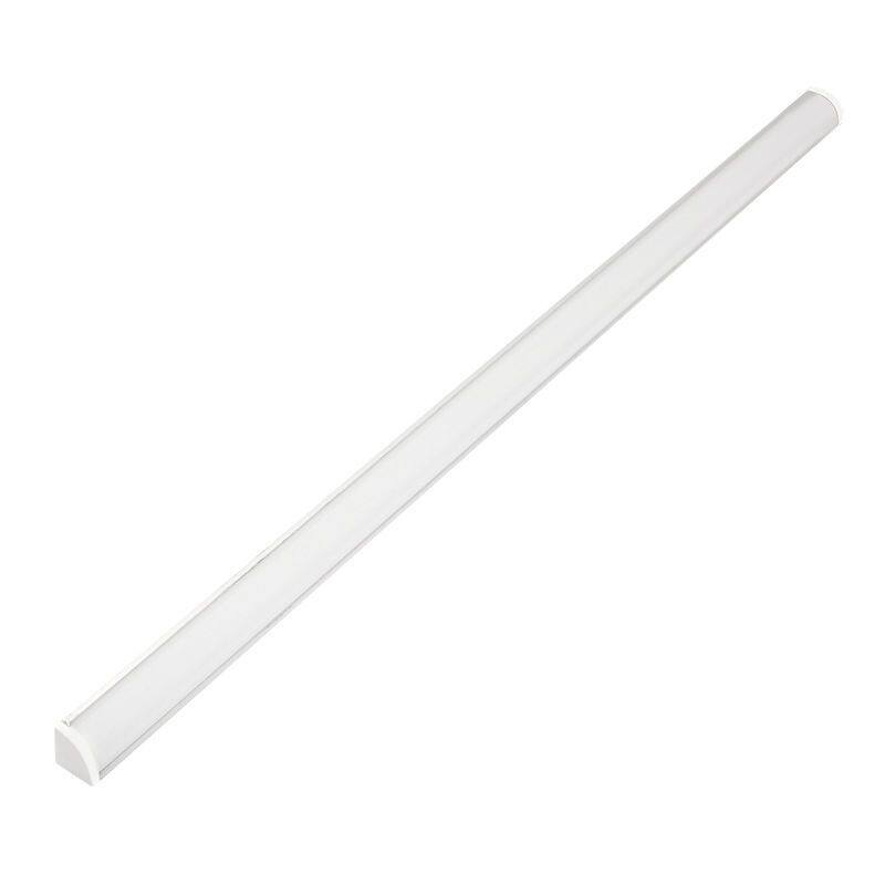 酒柜灯带免开槽220v直角灯橱柜灯条衣柜鞋柜明装层板灯led线条灯