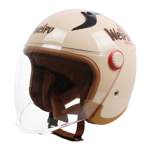 3C认证电动摩托车头盔男女秋冬保暖半盔四季通用巡航车成人安全帽